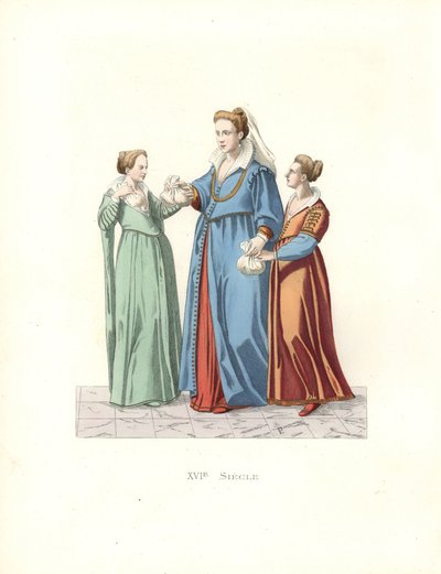 Vrouwen van Venetië door Edmond Lechevallier Chevignard