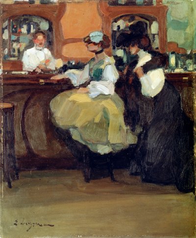Bar Tabarin, 1905 door Edmond Lempereur