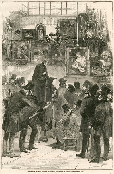 Schilderijenverkoop bij Messrs. Christie en Manton