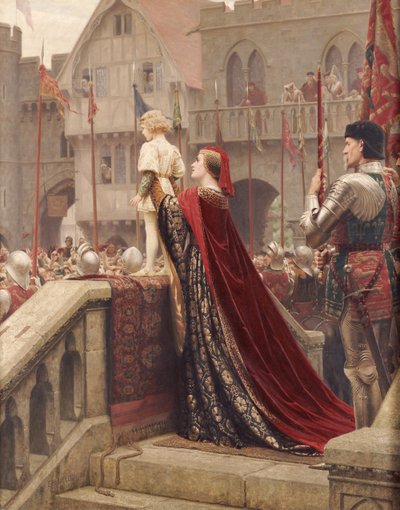 Een kleine prins die waarschijnlijk in de tijd een koninklijke troon zal zegenen, 1904 door Edmund Blair Leighton