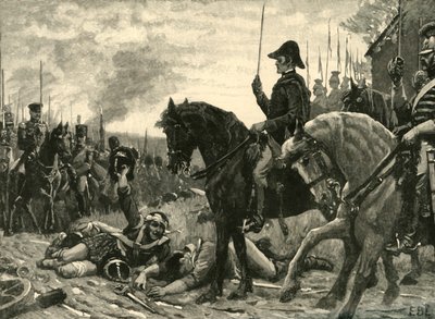 Ontmoeting van Wellington en Blücher na de Slag bij Waterloo door Edmund Blair Leighton