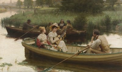 Verdriet en Lied door Edmund Blair Leighton