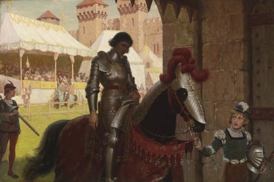 Verslagen door Edmund Blair Leighton