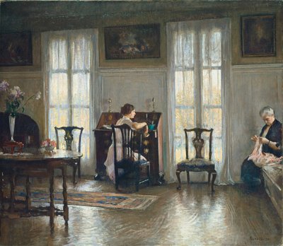 Moeder en Maria door Edmund Charles Tarbell