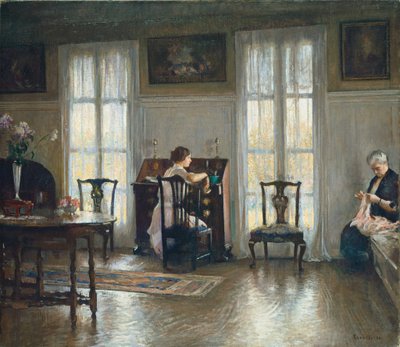 Moeder en Maria door Edmund Charles Tarbell