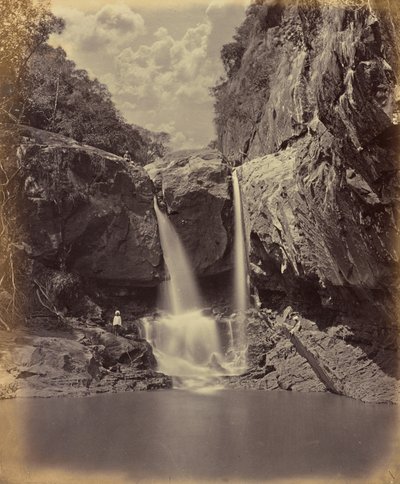 Lage watervallen. Coonoor Ghant door Edmund David Lyon