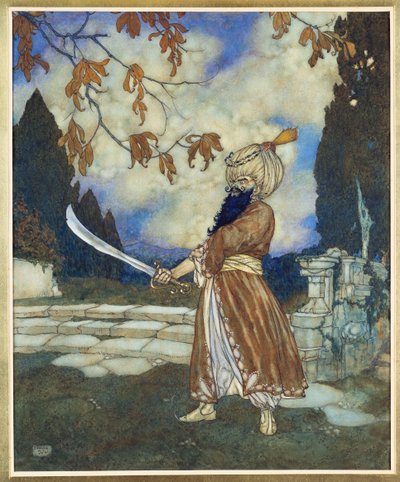 Blauwbaard, 1910 door Edmund Dulac