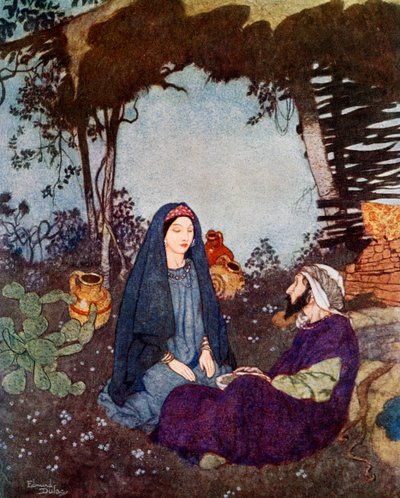 Als de woestijn mijn thuis was, zou ik de wereld voorbij laten gaan, ca. 1900-1950 door Edmund Dulac