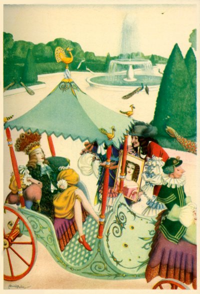 Prinses Rosetta, 1928 door Edmund Dulac