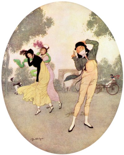 Wat vind je van jonge Rouselle, c1915 door Edmund Dulac