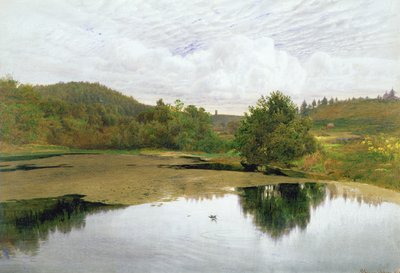 De Vijver door Edmund George Warren