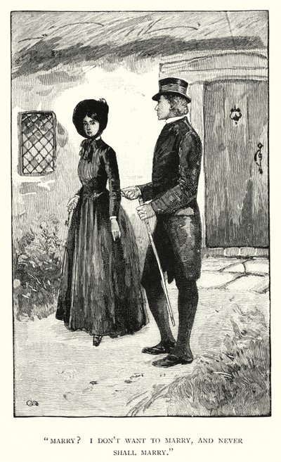 Illustratie voor Jane Eyre door Charlotte Bronte door Edmund Henry Garrett
