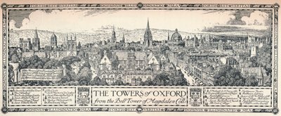 De Torens van Oxford, 1905 door Edmund Hort New