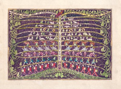 Op de eerste dag van Kerstmis, c.1935 door Edmund Hunter