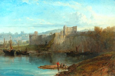 Chepstow Kasteel aan de Wye, 1872 door Edmund John Niemann