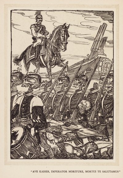 De Krans van de Keizer: "Ave Keizer, Imperator Moriture, Mortui Te Salutamus" door Edmund Joseph (after) Sullivan