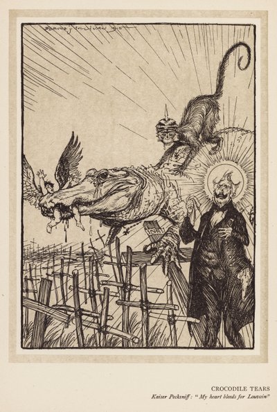 De Krans van de Keizer: Krokodillentranen door Edmund Joseph (after) Sullivan