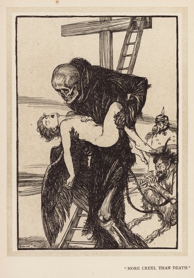 De krans van de keizer: "Wreder dan de dood" door Edmund Joseph (after) Sullivan