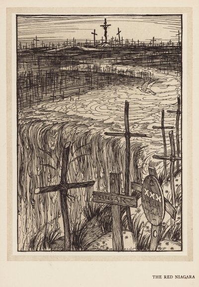 De krans van de keizer: De Rode Niagara door Edmund Joseph (after) Sullivan