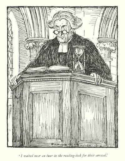 Illustratie voor The Vicar of Wakefield door Oliver Goldsmith door Edmund Joseph Sullivan