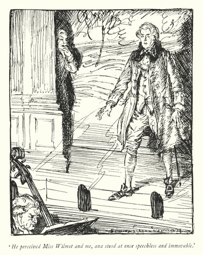 Illustratie voor The Vicar of Wakefield door Oliver Goldsmith door Edmund Joseph Sullivan