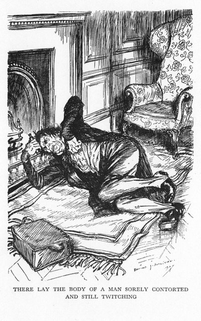 Scène uit Het Vreemde Geval van Dr. Jekyll en Mr. Hyde door Robert Louis Stevenson, 1927 door Edmund Joseph Sullivan