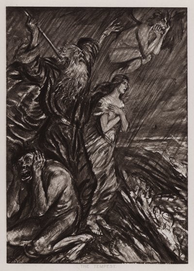 De storm door Edmund Joseph Sullivan