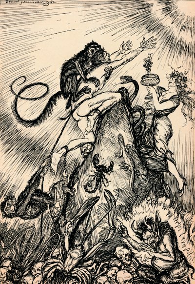 We Komen Door Veel Slavernijen naar Vrijheid, ca. 1918 door Edmund Joseph Sullivan