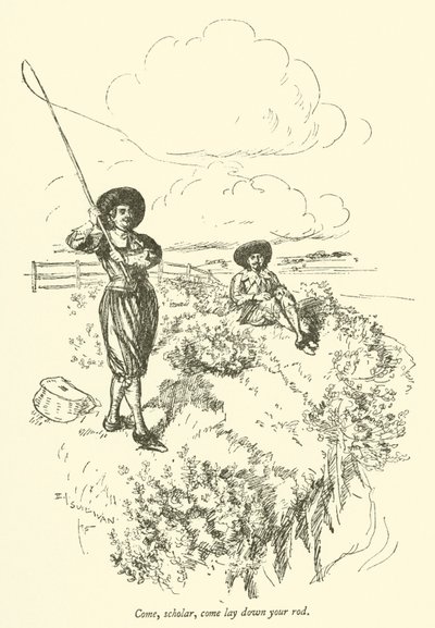 Kom, geleerde, leg je stok neer door Edmund Joseph after Sullivan