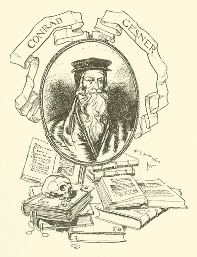 Conrad Gesner door Edmund Joseph after Sullivan