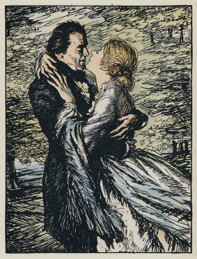 Illustratie voor Tennysons Maud door Edmund Joseph after Sullivan