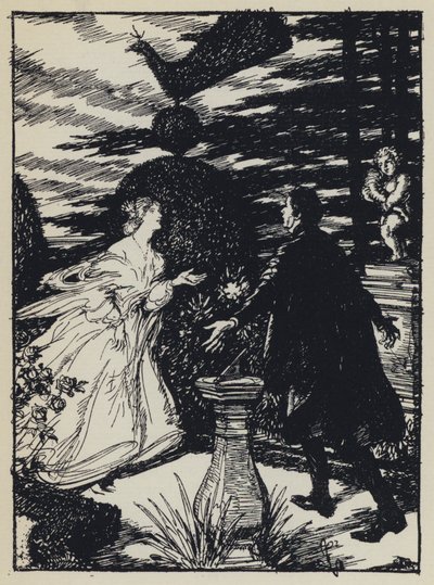 Illustratie voor Tennysons Maud door Edmund Joseph after Sullivan