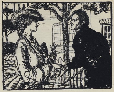 Illustratie voor Tennysons Maud door Edmund Joseph after Sullivan