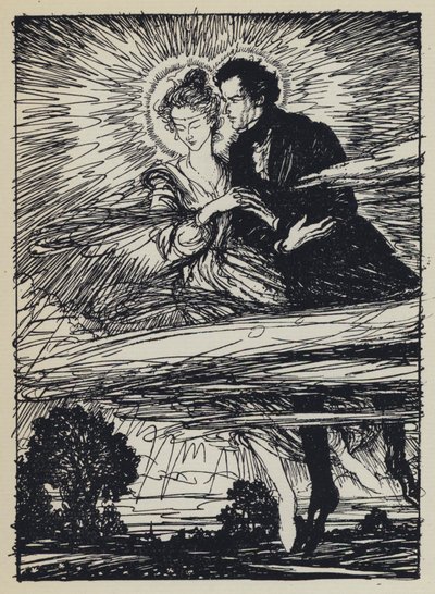 Illustratie voor Tennysons Maud door Edmund Joseph after Sullivan
