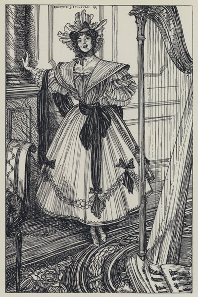 Tennyson, Illustratie voor A Dream of Fair Women and Other Poems door Edmund Joseph after Sullivan