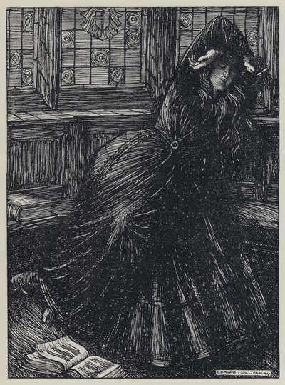 Illustratie voor A Dream of Fair Women and Other Poems door Edmund Joseph after Sullivan