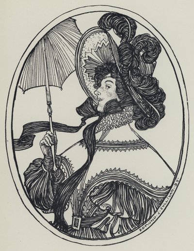 Illustratie voor A Dream of Fair Women and Other Poems door Edmund Joseph after Sullivan