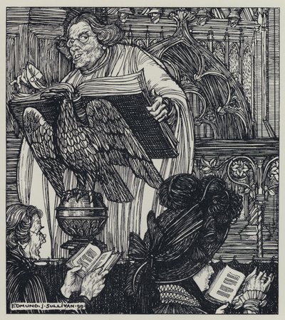Illustratie voor A Dream of Fair Women and Other Poems door Edmund Joseph after Sullivan