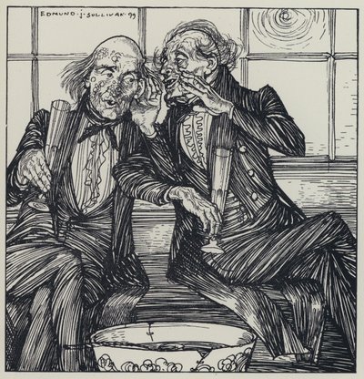 Illustratie voor A Dream of Fair Women and Other Poems door Edmund Joseph after Sullivan