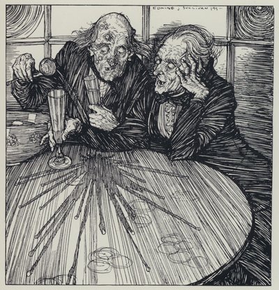 Illustratie voor A Dream of Fair Women and Other Poems door Edmund Joseph after Sullivan