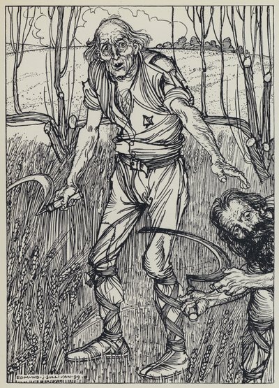 Illustratie voor A Dream of Fair Women and Other Poems door Edmund Joseph after Sullivan