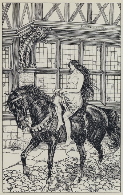 Illustratie voor A Dream of Fair Women and Other Poems door Edmund Joseph after Sullivan
