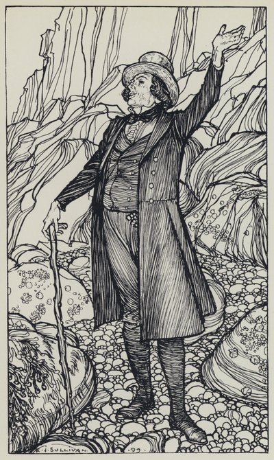Illustratie voor A Dream of Fair Women and Other Poems door Edmund Joseph after Sullivan