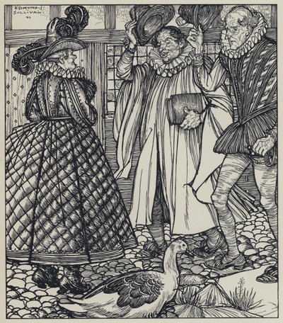 Illustratie voor A Dream of Fair Women and Other Poems door Edmund Joseph after Sullivan