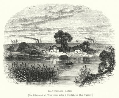 Dagenham Meer door Edmund Morison (after) Wimperis