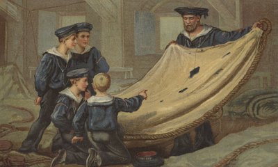 Een relikwie van Trafalgar door Edmund Richard White