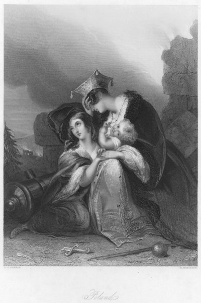 Polen (gravure) door Edmund Thomas (after) Parris