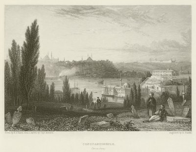 Constantinopel, vanaf Pera door Edmund Thomas Parris