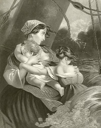 De storm door Edmund Thomas Parris