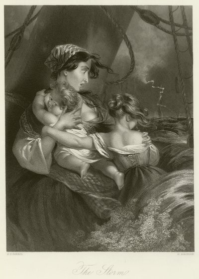 De Storm door Edmund Thomas Parris
